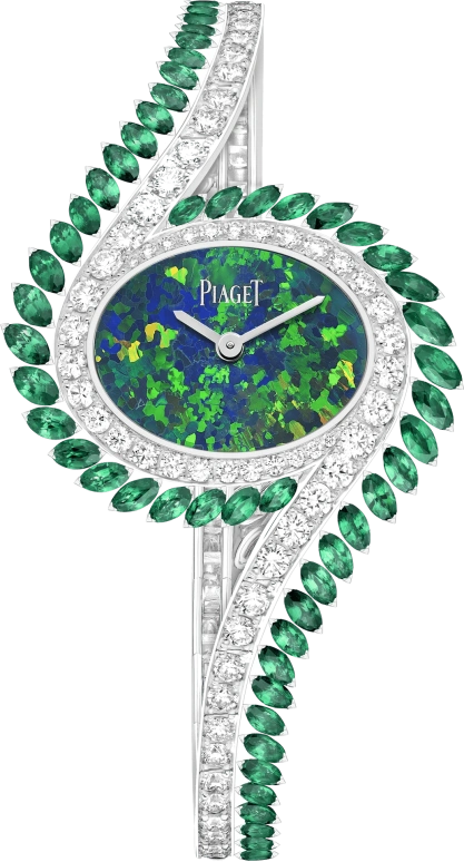 Piaget,Limelight 32x28mm,32x28mm,White Gold,Black,In-house Caliber,Sapphire,Crystal Glass,G0A46172