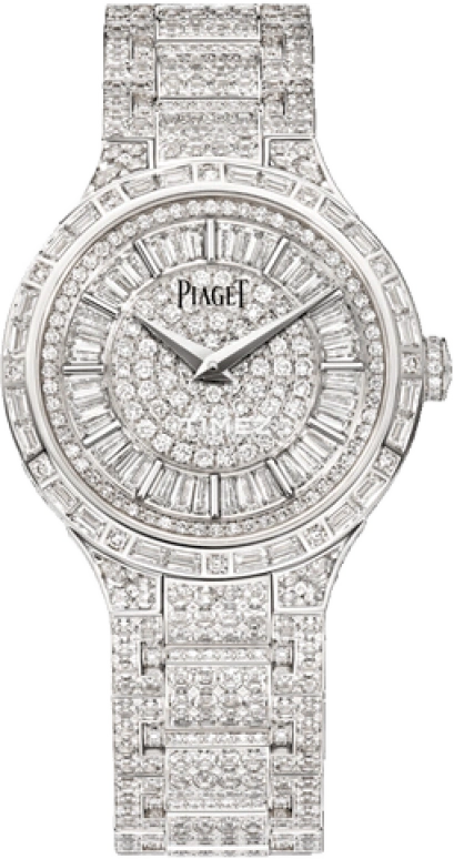 Piaget,High Jewellery 31mm,31mm,White Gold,Quartz,In-house Caliber,Sapphire,Crystal Glass,G0A38054