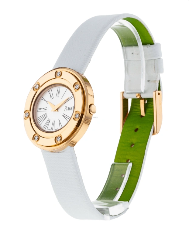 Piaget,Possession 29mm,29mm,Rose Gold,Silver White,Quartz,In-house Caliber,Sapphire,Crystal Glass,G0A35086