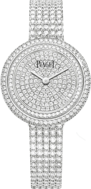 Piaget,Possession 29mm,29mm,White Gold,In-house Caliber,Sapphire,Crystal Glass,Setting,Diamonds,G0A44083