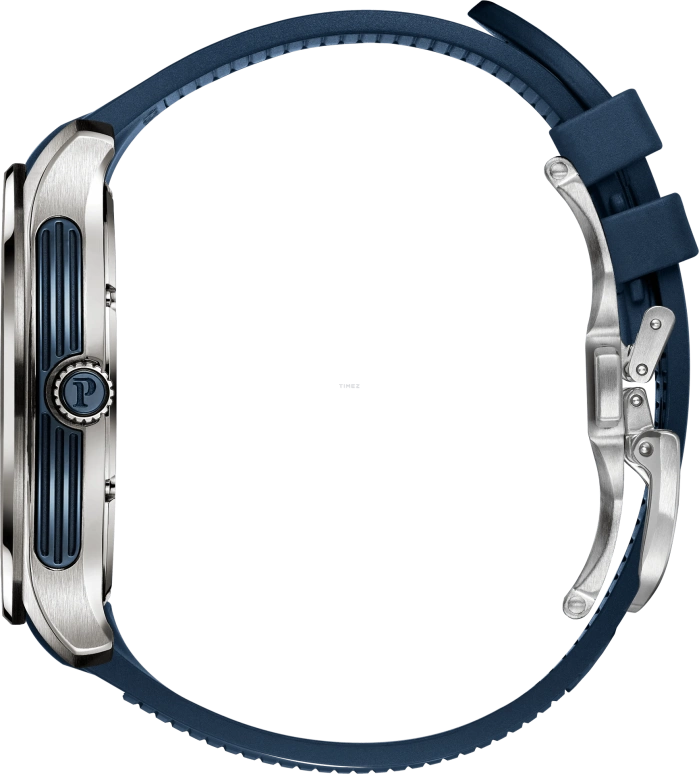 Piaget,Polo 44mm,44mm,Titanium,Blue,Handwound,Moonphase,Tourbillon,G0A49080