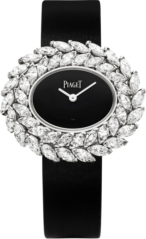 Piaget,Limelight 35x30mm,35x30mm,White Gold,Black,Quartz,In-house Caliber,Sapphire,Crystal Glass,G0A39252