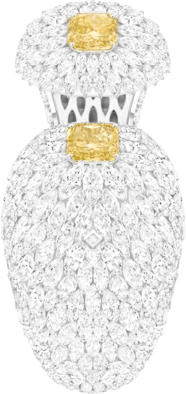Piaget,High Jewellery 0mm,0mm,White Gold,Silver,Quartz,In-house Caliber,Sapphire,Crystal Glass,G0A45025