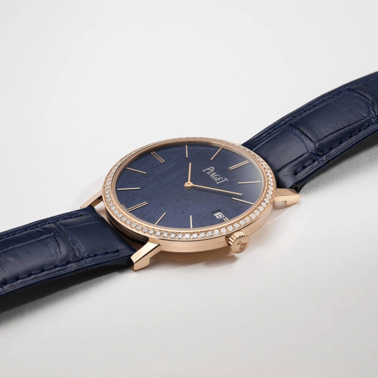 Piaget,Altiplano 40mm,40mm,Rose Gold,Blue,Automatic,Day,In-house Caliber,G0A44052