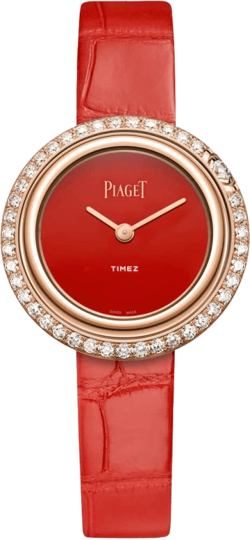 Piaget,Possession 29mm,29mm,Rose Gold,Red,In-house Caliber,Sapphire,Crystal Glass,G0A44188