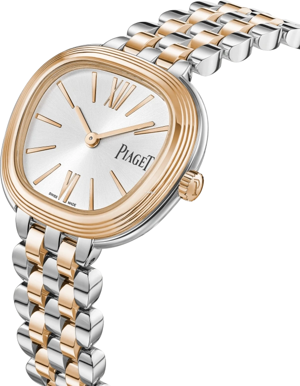 Piaget,Sixtie 29mm,29mm,Stainless Steel,Rose Gold,Silver,Quartz,In-house Caliber,Sapphire,G0A50301
