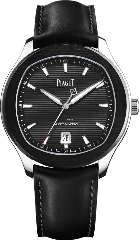 Piaget,Polo 42mm,42mm,Stainless Steel,Luminous,Black,Automatic,Day,48hours,G0A42001