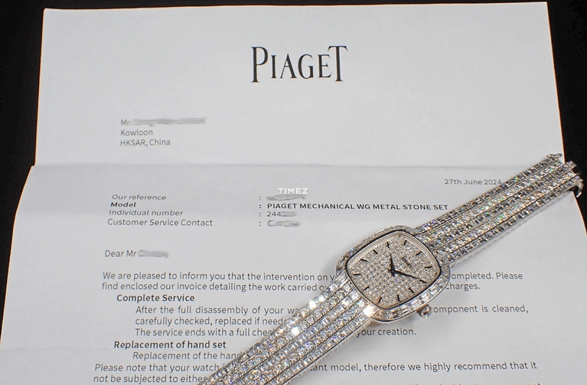 Piaget,Other 32mm,32mm,White Gold,Silver,Sapphire,Cushion,9741H66