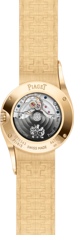Piaget,Other 32mm,32mm,Rose Gold,Gold,Automatic,Sapphire,Crystal Glass,Round,G0A47182