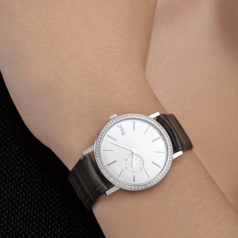 Piaget,Altiplano 34mm,34mm,White Gold,Silver,Handwound,43hours,In-house Caliber,G0A39106
