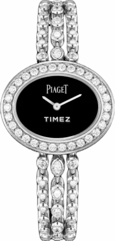 Piaget,Limelight 28x23mm,28x23mm,White Gold,Black,Quartz,In-house Caliber,Sapphire,Crystal Glass,G0A40207