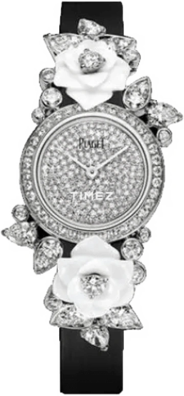 Piaget,Limelight 21mm,21mm,White Gold,Silver,Quartz,In-house Caliber,Sapphire,Crystal Glass,G0A37183