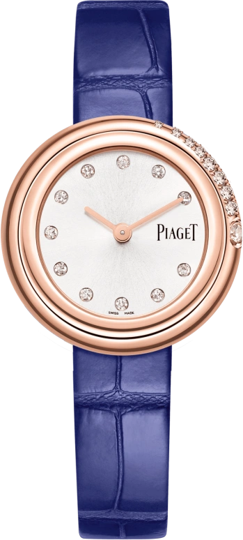 Piaget,Possession 29mm,29mm,Rose Gold,Silver White,Quartz,In-house Caliber,Sapphire,Crystal Glass,G0A45062