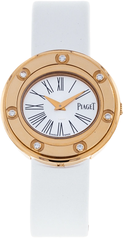 Piaget,Possession 29mm,29mm,Rose Gold,Silver White,Quartz,In-house Caliber,Sapphire,Crystal Glass,G0A35086