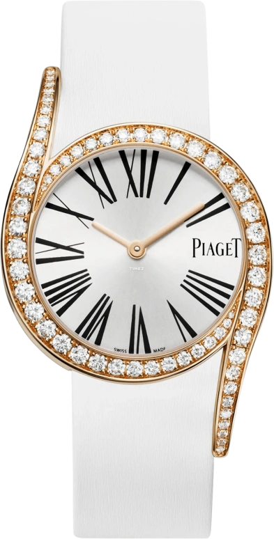 Piaget,Limelight 32mm,32mm,Rose Gold,Silver White,Quartz,In-house Caliber,Sapphire,Crystal Glass,G0A38161