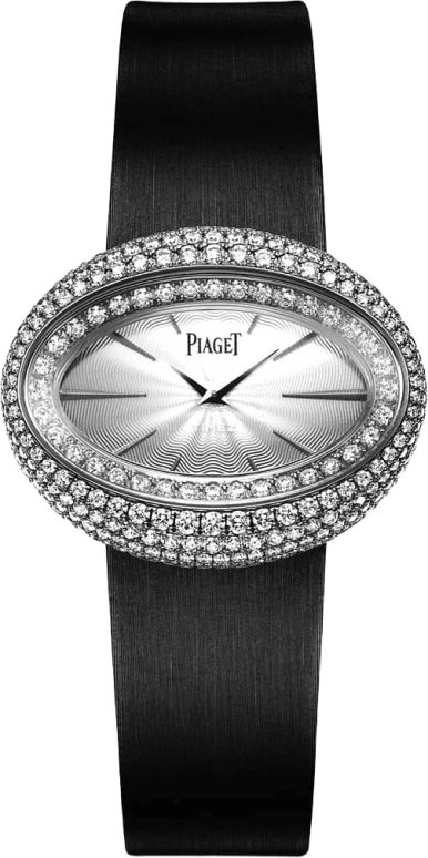 Piaget,Jewellery 40x32mm,40x32mm,White Gold,White,Quartz,In-house Caliber,Sapphire,Crystal Glass,G0A35099