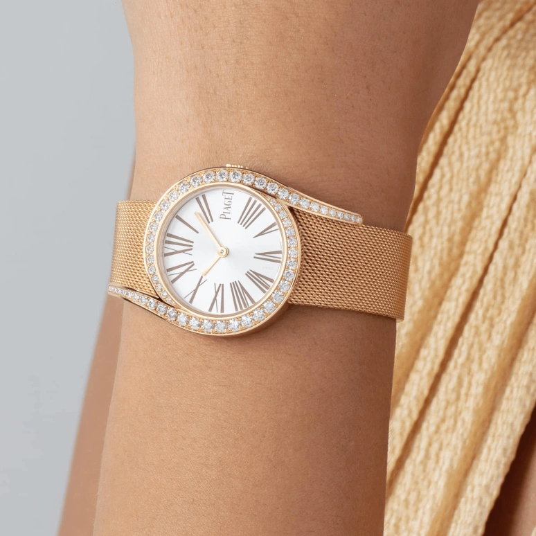 Piaget,Limelight 32mm,32mm,Rose Gold,Rose,Quartz,In-house Caliber,Sapphire,Crystal Glass,G0A41213