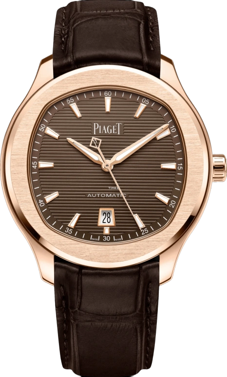 Piaget,Polo 42mm,42mm,Rose Gold,Brown,Automatic,Day,48hours,G0A48021