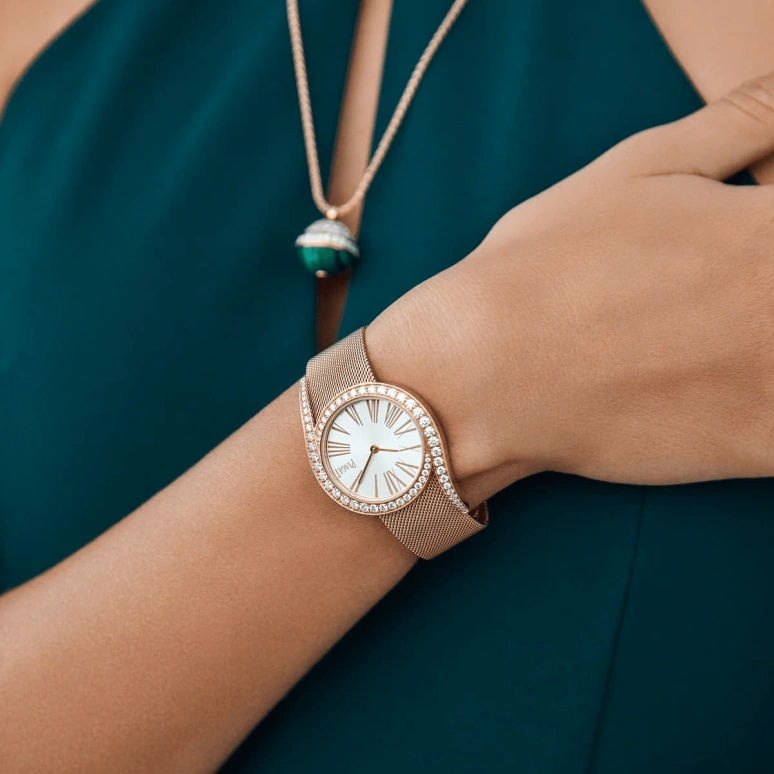 Piaget,Limelight 32mm,32mm,Rose Gold,Rose,Quartz,In-house Caliber,Sapphire,Crystal Glass,G0A41213
