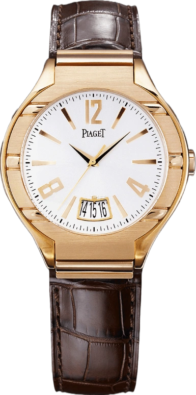 Piaget,Polo 43mm,43mm,Rose Gold,White,Automatic,85hours,In-house Caliber,G0A31149