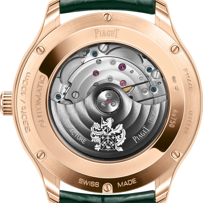 Piaget,Polo 42mm,42mm,Rose Gold,Luminous,Green,Automatic,48hours,In-house Caliber,G0A47010