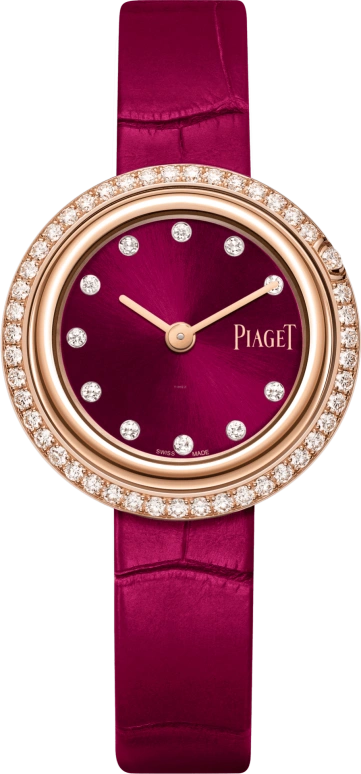 Piaget,Possession 29mm,29mm,Rose Gold,Red,In-house Caliber,Sapphire,Crystal Glass,G0A44086