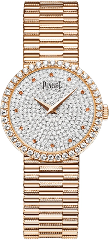 Piaget,Jewellery 26mm,26mm,Rose Gold,Coffee,Brown,Handwound,36hours,In-house Caliber,G0A37044