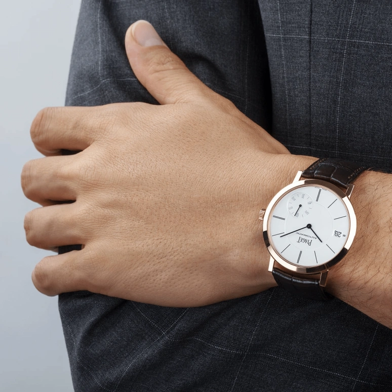 Piaget,Altiplano 40mm,40mm,Rose Gold,Silver,Automatic,Day,44hours,G0A38131