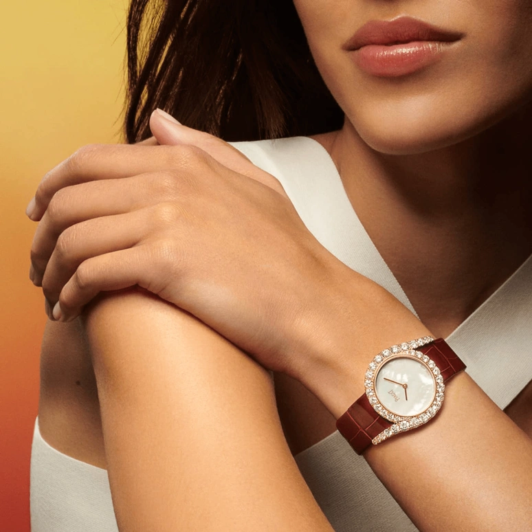 Piaget,Limelight 32mm,32mm,Rose Gold,White,Quartz,In-house Caliber,Sapphire,Crystal Glass,G0A45161