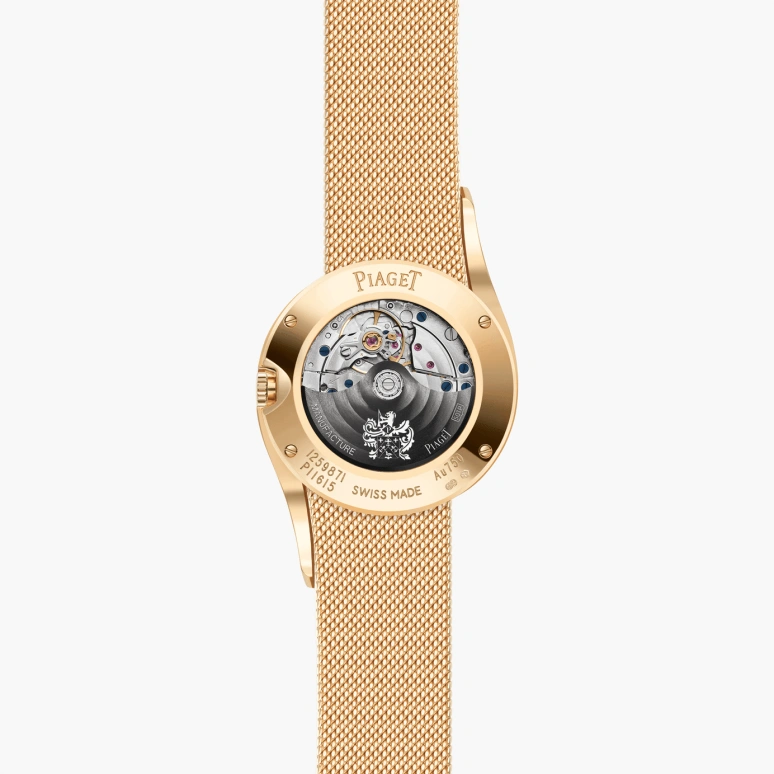Piaget,Limelight 32mm,32mm,Rose Gold,Silver White,Automatic,In-house Caliber,Sapphire,Crystal Glass,G0A45213