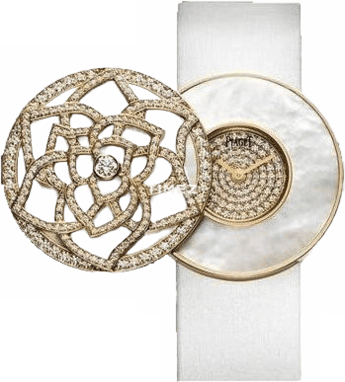 Piaget,Limelight 30mm,30mm,Rose Gold,Silver White,In-house Caliber,Sapphire,Crystal Glass,G0A37170
