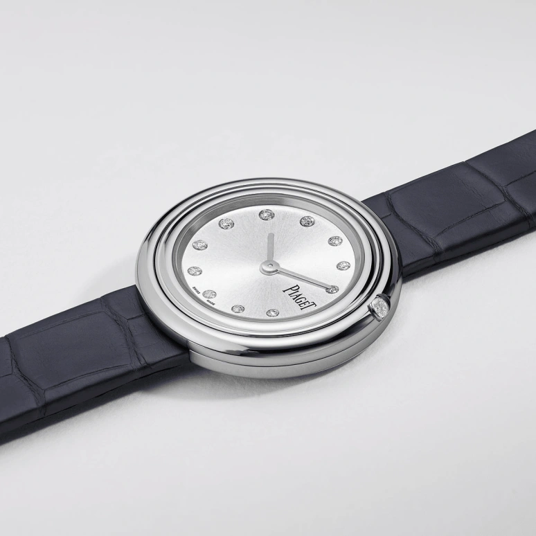 Piaget,Possession 34mm,34mm,Stainless Steel,Silver White,In-house Caliber,Sapphire,Crystal Glass,Setting,Diamonds,G0A43090