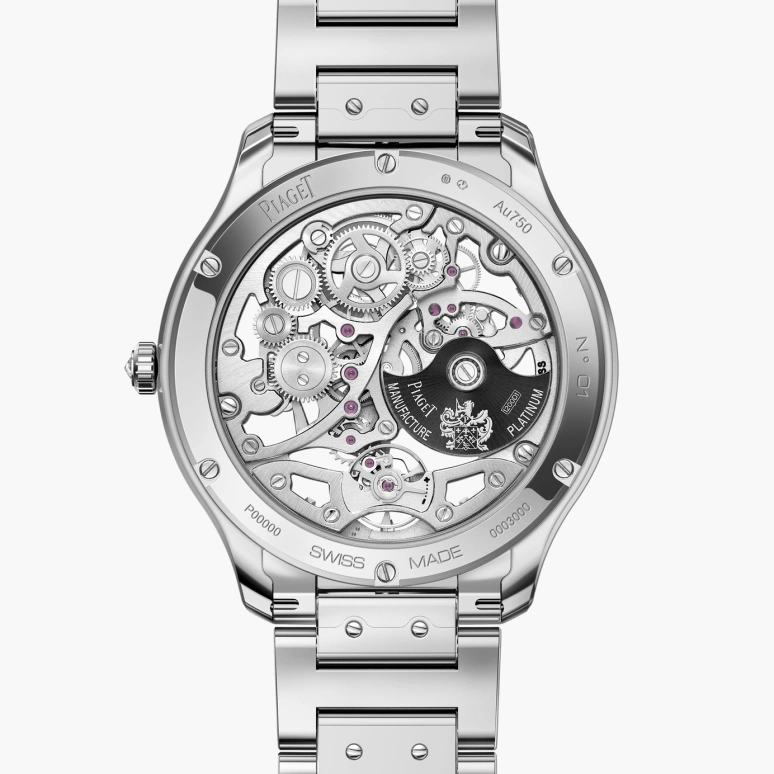 Piaget,Polo 42mm,42mm,White Gold,Skeleton,Automatic,In-house Caliber,Sapphire,Crystal Glass,G0A46006