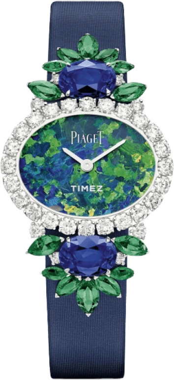 Piaget,Jewellery 0mm,0mm,White Gold,Black,Quartz,In-house Caliber,Sapphire,Crystal Glass,G0A43216