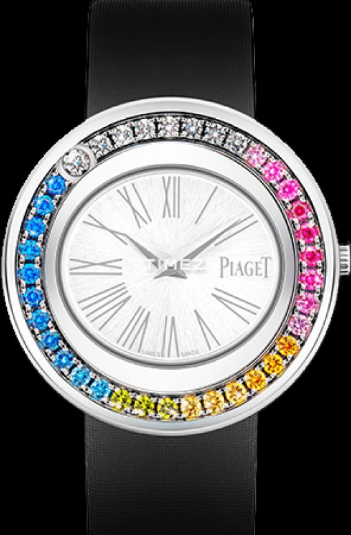 Piaget,Possession 29mm,29mm,Sapphire,White Gold,White,Quartz,In-house Caliber,Sapphire,Crystal Glass,G0A41623