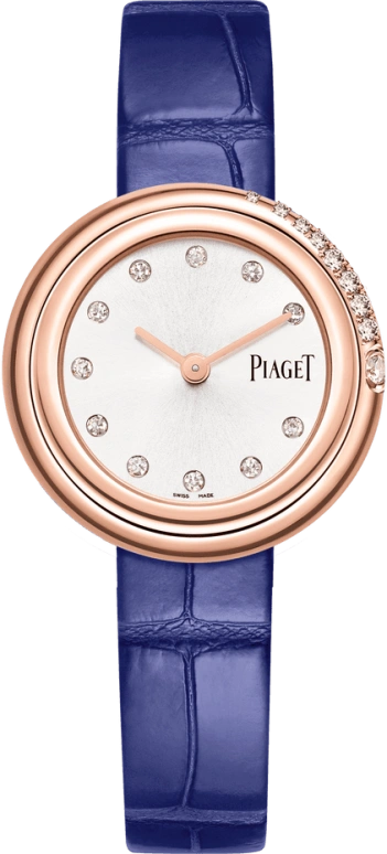 Piaget,Possession 29mm,29mm,Rose Gold,Silver White,Quartz,In-house Caliber,Sapphire,Crystal Glass,G0A45062