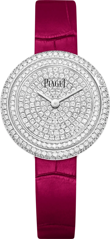 Piaget,Possession 29mm,29mm,White Gold,Silver,Quartz,In-house Caliber,Sapphire,G0A46086
