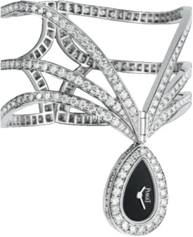 Piaget,Limelight 24x17mm,24x17mm,White Gold,Black,Quartz,In-house Caliber,Sapphire,Crystal Glass,G0A38201