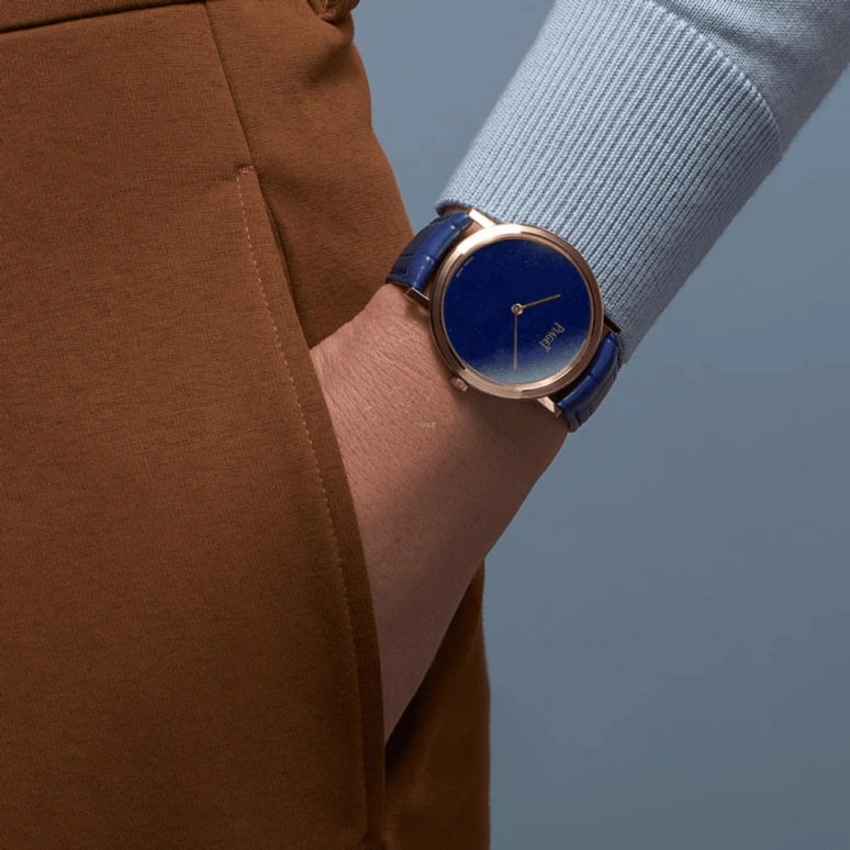 Piaget,Altiplano 38mm,38mm,Rose Gold,Blue,Handwound,36hours,In-house Caliber,G0A43174