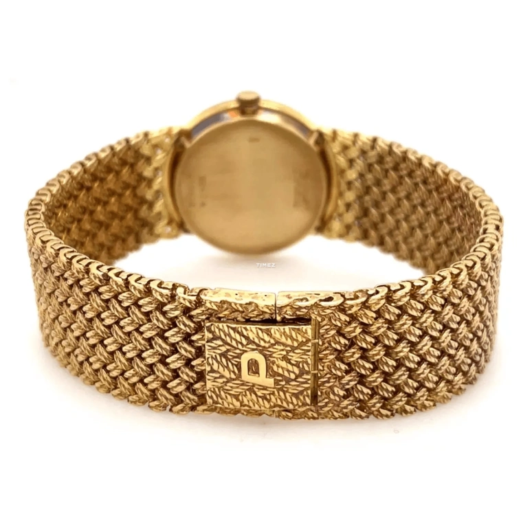 Piaget,Other 23mm,23mm,Yellow Gold,Gold,Purple Red,Handwound,Sapphire,Crystal Glass,Round,942D4