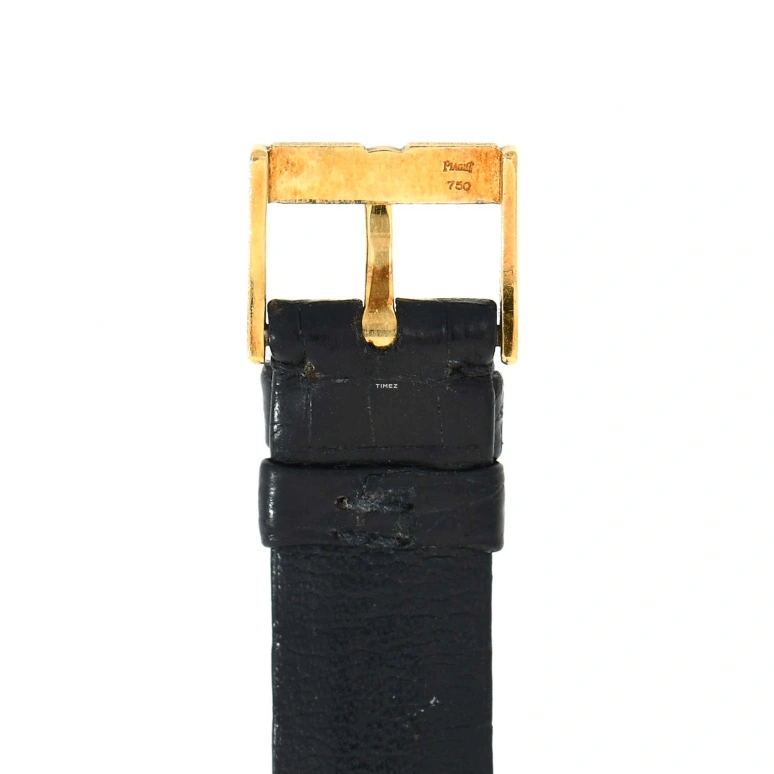 Piaget,Polo 31mm,31mm,Yellow Gold,Black,Quartz,Sapphire,Crystal Glass,Round,7673