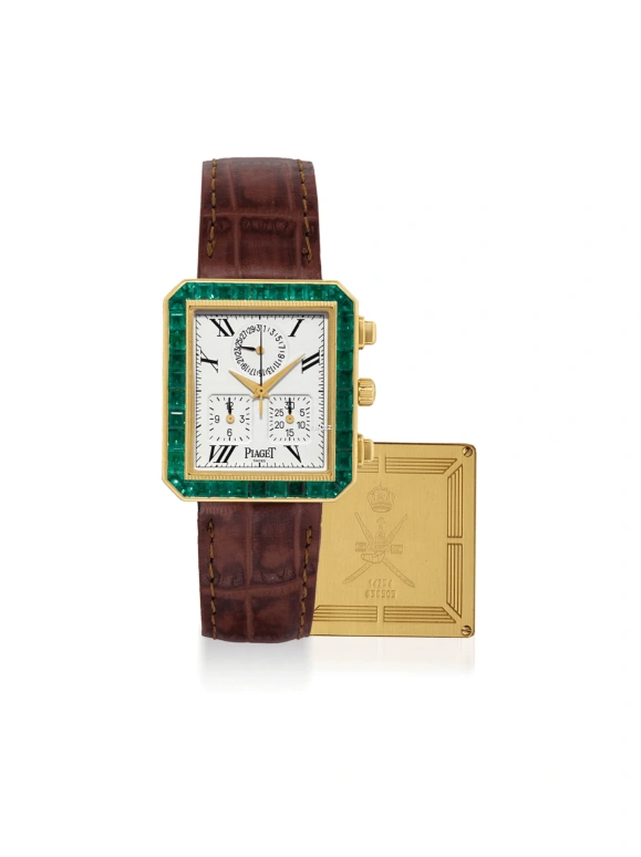 Piaget,Protocole XXL 28mm,28mm,Yellow Gold,White,Quartz,Chronograph,Day,14254