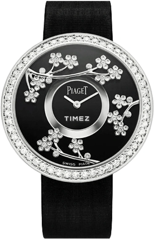 Piaget,Limelight 39mm,39mm,White Gold,Black,In-house Caliber,Sapphire,Crystal Glass,G0A38569