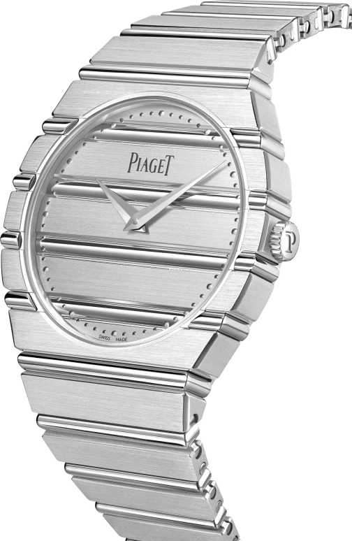 Piaget,Polo 38mm,38mm,White Gold,Silver,Automatic,In-house Caliber,Sapphire,G0A50150