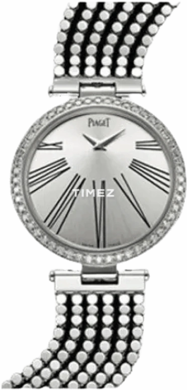 Piaget,Limelight 35mm,35mm,White Gold,Black,Silver,Quartz,In-house Caliber,Sapphire,Crystal Glass,G0A34138