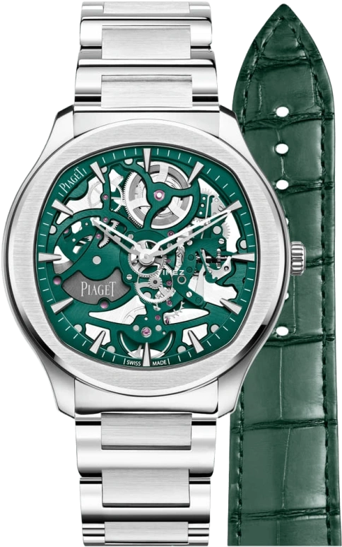 Piaget,Polo 42mm,42mm,Stainless Steel,Green,Automatic,44hours,In-house Caliber,G0A47008