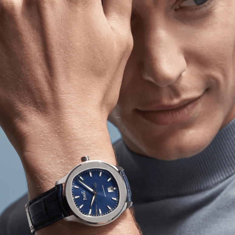 Piaget,Polo 42mm,42mm,Stainless Steel,Luminous,Blue,Automatic,48hours,In-house Caliber,G0A43001