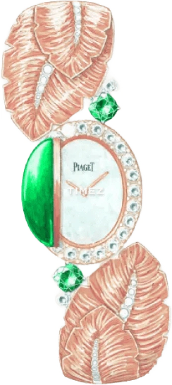 Piaget,High Jewellery 0mm,0mm,Rose Gold,White,Quartz,In-house Caliber,Sapphire,Crystal Glass,G0A41230