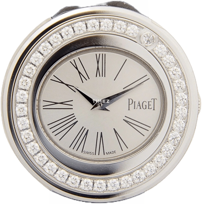 Piaget,Possession 29mm,29mm,White Gold,Silver,Quartz,In-house Caliber,Sapphire,Crystal Glass,G0A36187