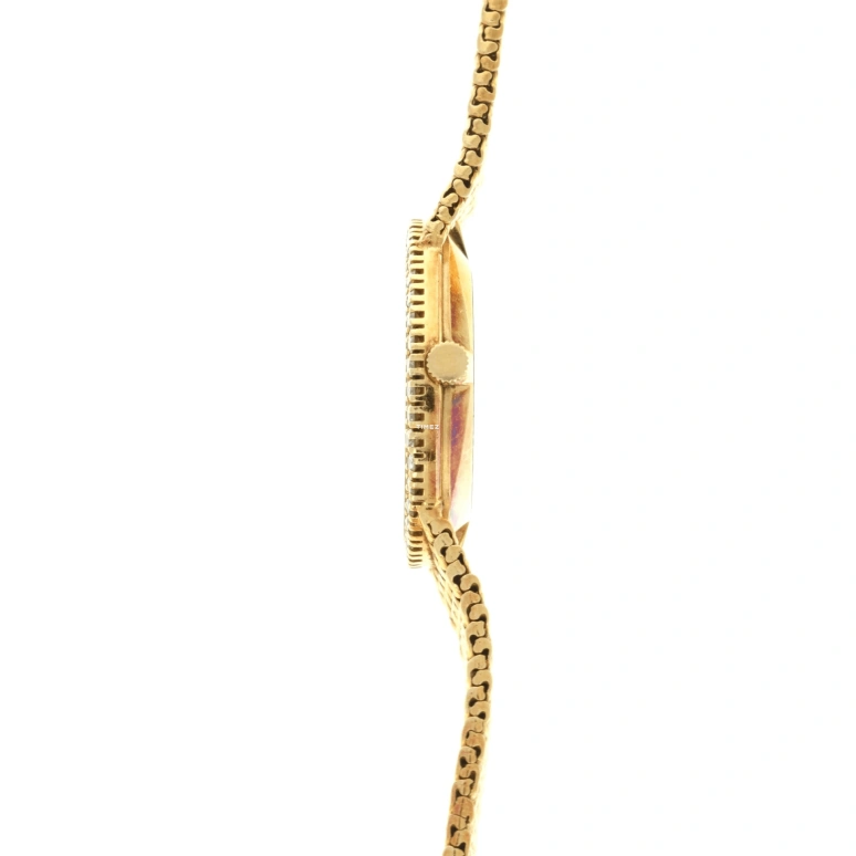 Piaget,Other 25mm,25mm,Yellow Gold,Gold,Purple Red,Handwound,Sapphire,Crystal Glass,Oval,9826D2